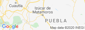 Izucar De Matamoros map